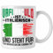 Trendation - Italiener Tasse Geschenk Vaffanculo Sizilien Tourist Reisen Lustiger Spruch (Weiß)
