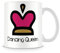 Finger Prints Tasse mit Aufschrift Dancing Queen, Geschenk für Mädchen