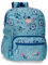 Movom Wild Flowers Blau Schulrucksack 31x42x13 cm Polyester 16.93L