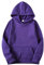 liaddkv Felpa a maniche lunghe con cappuccio oversize, da uomo e donna, in tinta unita, con tasca a marsupio, girocollo, morbido capo basic per autunno, inverno, Lilla, L