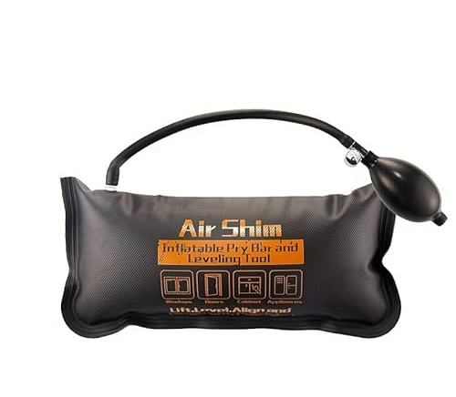 HTCELLE The Original Strong Commercial Grade Air Wedge Bag 2.0 Pump Professional Leveling Kit & Alignment Tool Shim Bag in The Popular (L)