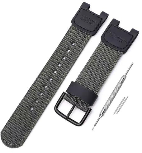 Nylon-Armband/Uhrenarmband Ersatz für Casio SGW-100 GW-3000B GW-3500B PAS-400B Twin Sensor Herren-Sportuhr-Zubehör