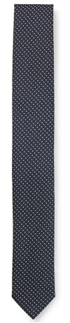 HUGO Hommes Tie cm 6 Cravate jacquard de soie mélangée à micro pois
