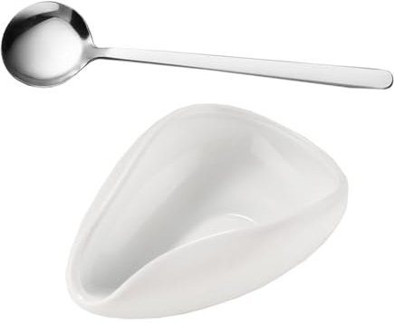 PRETYZOOM Bohnendosierbecher-set Kaffeemessset Keramikbohnenhalter Espresso-bar-zubehör Kaffeebohnenplatte