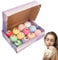 Palla da bagno con bolle per doccia natalizia, vasca da bagno con bolle idromassaggio | Palline da bagno colorate per doccia natalizie,Sfera per bagnoschiuma per aromaterapia per donne, moglie, fidanz