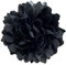 Baoblaze Blumenbrosche aus Satin, Kamelien-Blumen-Anstecker für Damen, handgefertigt, große Anstecknadel, Blumen-Haarspange für Zeremonie, Tanz, Kleid, Anzug, Schwarz
