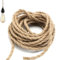 TOOSOAR® Cable Vintage Electrico, Cable 3 Hilos Cuerda, Cable Cuerda para Lámparas de Araña, Apliques y Pantallas de Lámparas (3x0,75mm²,20M)