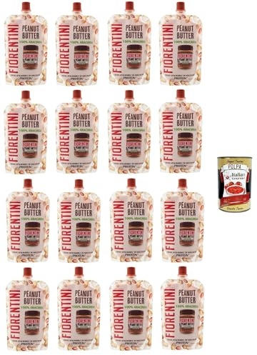 Italian Gourmet Crème de cacahuètes 100 % beurre d'arachide Sachet 16 x 100 g