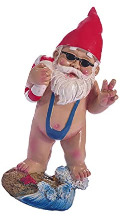 Happyyami 1 PC Bikini Plantes Naines Lumières Extérieures Miniatures Maillot De Bain Artificiel Gnomes Solaires LED Lumineuses Guirlandes Solaires Gouttière Piscine Nain De Jardin