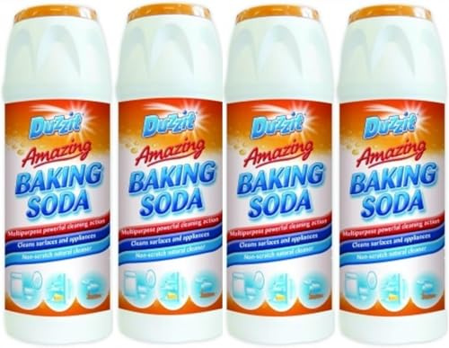 MIXEL Baking Soda 500g, DIY Projects, Ideal For Removing Stains, Neutralizing Odors, Deodorizing, Enhancing Laundry, Powerful Cleaning Action, Long-Lasting Use, (4)