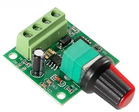 Low Voltage DC PWM Motor Speed Controller Module 1.8V 3V-5V-6V 12V 2A 1803BK