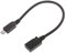 DRHTDXEJ USB 2.0 Mini-B 5-Pin Female To Micro-USB USB Male To USB Female Connector Cable Data Sync Cord 22cm