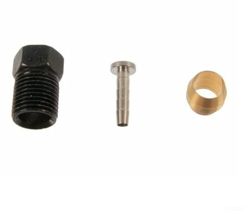 Volakebeing SM-BH90 Insert olive et écrou de connexion compatible avec XTR pour SLX Zee Saint Bike Systèmes de freinage Tubing Vis Oil Needle pour freins à disque hydrauliques de vélo