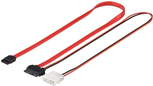 PerfectHD SATA-Kombi Slimline Anschluss Kabel | Daten + Stromversorgung | 0,30cm