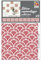 Plage Piastrelle Sticker Miyoshi Rosso, Vinile, Rosso, 10 x 0.1 x 10 cm