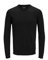 JACK & JONES Men's Jjebasic Knit V-neck Noos Jumper, Black (Black Black), X-Small