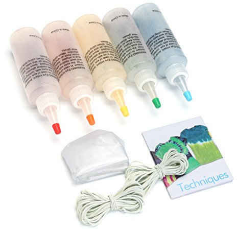 EsportsMJJ 5 Farben Tie Dye Stoff Pigment Diy Textilfarben Für Kleidung Schuhe 4Pcs Vinyl-Handschuhe