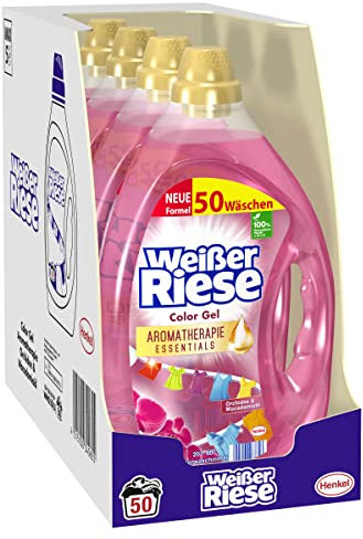 Weißer Riese Color Gel Aromath. Malaysia Orchidee & Sandelholz, 4er Pack (4 x 2.5 l)