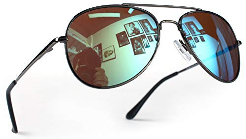 Miobo Sonnenbrille mit Federscharnier verspiegelt in für Herren, Damen und Kinder