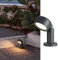 SLV LED Außenleuchte ESKINA 30, Design Außen-Standleuchte, Stehleuchte, LED Wege-Leuchte, Pollerleuchte, Weg-Beleuchtung, Garten-Lampe, Gartenbeleuchtung, CCT Switch (3000K/4000K), 1000lm, 14,5W