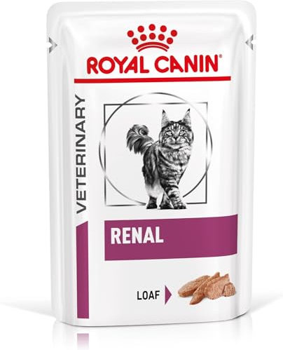 Royal Canin Renal Mousse pour Chats | 12 x 85 g | Aliment Complet diététique pour Chats Adultes souffrant de Troubles rénaux | avec Faible teneur en phosphore