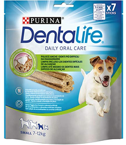 Dentalife Purina Daily Oral Care Small, Snack Dentaire, Prix pour Petits Chiens, Mini 42 Sticks (6 x 7 Sticks)