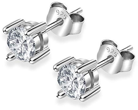 Bella & Jolie Frauen Ohrringe, Ohrstecker, Valentinstag Geschenke für Sie, 925 Sterling Silber, Zirkonia von Swarovski, Geburtstagsgeschenk Hochzeitsgeschenke, Geschenkbox
