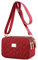 YANAIER Damen Handy Umhängetasche Schultertasche Wasserdicht Nylon kleine Tasche Handytaschen zum Umhängen Frauen Brieftasche Burgund