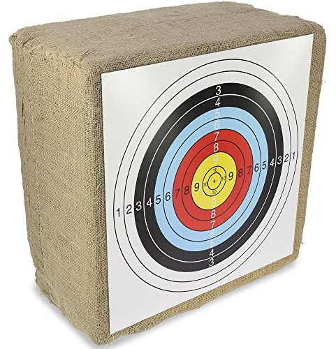 Compact Crossbow Archery Shooting Target 50x50 x 27cm Heavy Duty Compound Bows