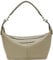 Liebeskind Berlin Damen Hobo S, Leder, French Grey, Small (HxBxT 16cm x 24.5cm x 14cm)