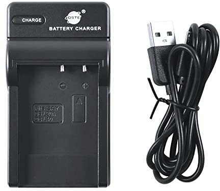 DSTE NEW USB Camera Battery Charger Compatible for Sanyo DB-L20 DB-L20A DB-L20AU DB-L40 DB-L40A DB-L40AU Battery
