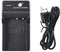 DSTE NEW USB Camera Battery Charger Compatible for Sanyo DB-L20 DB-L20A DB-L20AU DB-L40 DB-L40A DB-L40AU Battery