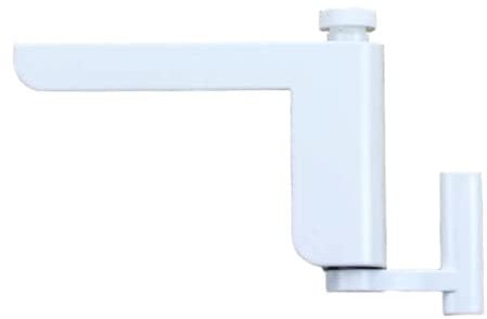 stahl-design-tebart Türlösung ClipClose Türschließer/Minitürschließer in Weiß // Gut zum Energiesparen geeignet // Einfache Montage // Gut bei Haustieren geeignet, SDT34677-002