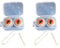 Yuemei Eyeball case Eye Anime Portable Contacts 2PCS Soaking Box Pocket Plastic Beauty Tools (Multicolor, One Size)