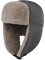 Sleeping forest Wintermütze mit Ohrenklappen Russische Mütze Warm Ushanka für Jungen Pelzmütze Pilotenmütze Bärenfellmütze Kinder Russen Mütze Wasserdicht Fliegermütze Outdoor-Aktivitäten Grau
