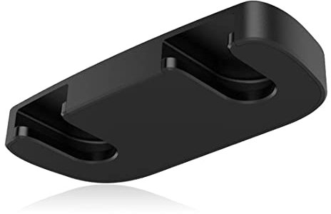 LEEQ Under Table Mount for PS5 - Stand for PS5 Controller, Horizontal Table Holder with Adhesive Tape for PS4, Table Storage Under Desk Holder for PS4/PS5 Controller Accessories (Black)