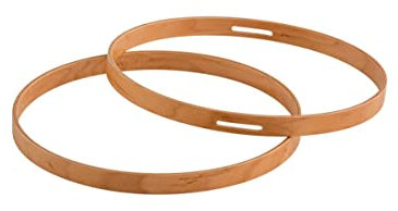 Dixon PKT014BKC-HP 14'' Snare Drum Spannreifen aus Ahorn – Natur Finish für Batter Side Anwendungen