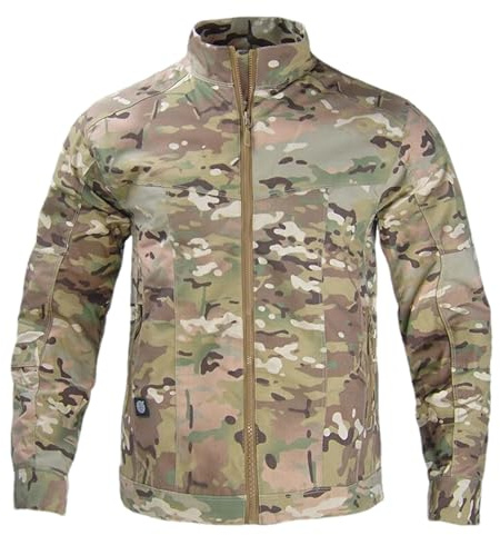 ZMIN Veste militaire pour homme - Imperméable - Camouflage 1 - Vêtement de chasse - Multicam - Coupe-vent