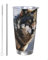 RLDOBOFE Ein Wolf steht in einem schneebedeckten Bereich, 590 ml, Edelstahl-Kaffeetasse, isolierter Becher, wiederverwendbar, Autobecher, doppelwandig, auslaufsicher, Reisebecher, Thermobecher für