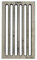 ScarMaxx - Kaminrost Gusseisen 16x28 cm - Ascherost für Kaminofen - Kamin Feuerrost - Robuster und Massiv Gusseisen Gitter - mit Rippen - Kaminofen Rost - Feuerrost Grillkamin Rechteckig