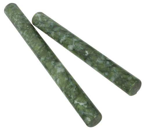 Zerodeko 2 Pz Mattarello Di Per La Cottura 26 Cm 21 Cm Di Rotolamento Della Pasta Di Pasta Per Pizza Francese Di Pasta Di Marmo Perni Di Rotolamento Di Pietra Di