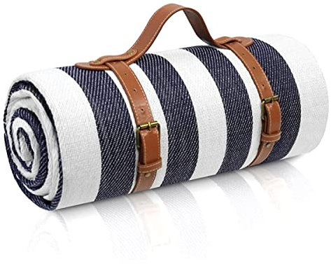 Campingdecke, Outdoor-Teppiche, extra große Picknickdecke, wasserdichte und faltbare Stranddecke, 3-lagige Outdoor-Decke for 6 bis 8 Erwachsene, for Camping, Park, Strand, Gras, drinnen, B, 200 x 200