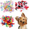 Haargummis für Haustiere, Hunde, 1,5 cm, super dehnbar, Nylon, nahtlos, für kleine Hunde, Welpen, Haargummis, Schleifen, Pferdeschwanz, Yorkie, 300 Stück