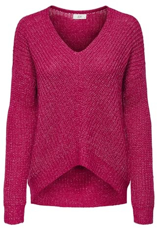 JDY Damen Jdynew Megan L/S Pullover KNT Noos Strickpullover, Granita, S