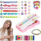 Bracelet D'amitié à Faire Soi-même,DIY Kit Bracelet Fille, Kit de Fabrication de Bijoux, Kit de Fabrication de Bracelets D'amitié pour Filles,Artisanat pour Filles âgées de 8 à 12 ans(Rose)
