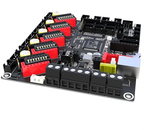 SKR 3 Mainboard für 3D-Drucker, 48 V Geschwindigkeitsdruckunterstützung, Marlin Klipper Firmware kompatibel EZ2209 TMC5160 Numerical Control Fan