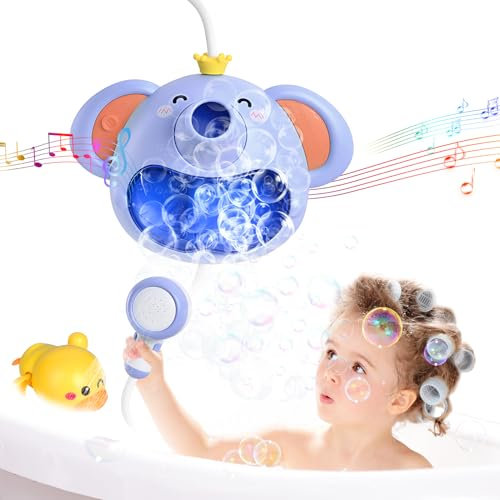 Juguete de baño de Elefante para bebé, Juguete de baño con música, Juguete de baño para bebés a Partir de 1, 2, 3, 4, 5, 6 años, Juguete de baño, Juguete de Agua, Regalos para niños y niñas
