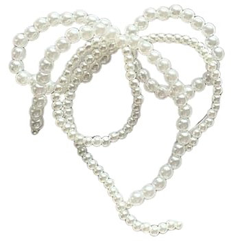 SHOOYIO Élégante breloque nœud en perles pour la fabrication de bijoux, porte-clés, colliers, boucles d'oreilles, loisirs créatifs, boucles de chaussures, accessoires d'ornement