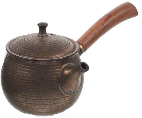 PRETYZOOM Teiera in Ceramica Con Manico in Terracotta Bollitore Per Il Tè Distributore Di Tè Cinese Uso in Ufficio