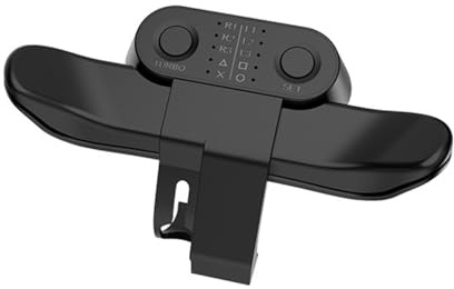 Wireless Back Button for PS4 Controller, Back Button Attachment, Controller Paddles for PS4, Turbo/Turbo Function FP/Audio Jack for PS4 Accessories Plug and Play